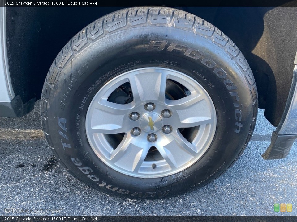 2015 Chevrolet Silverado 1500 LT Double Cab 4x4 Wheel and Tire Photo #139863312