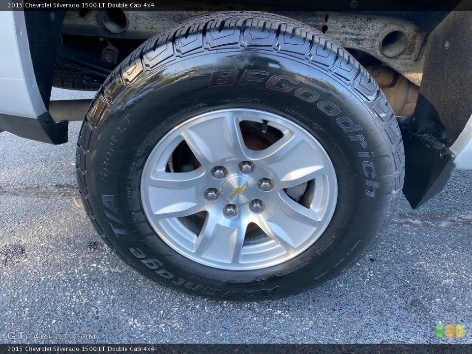 2015 Chevrolet Silverado 1500 LT Double Cab 4x4 Wheel and Tire Photo #139863326
