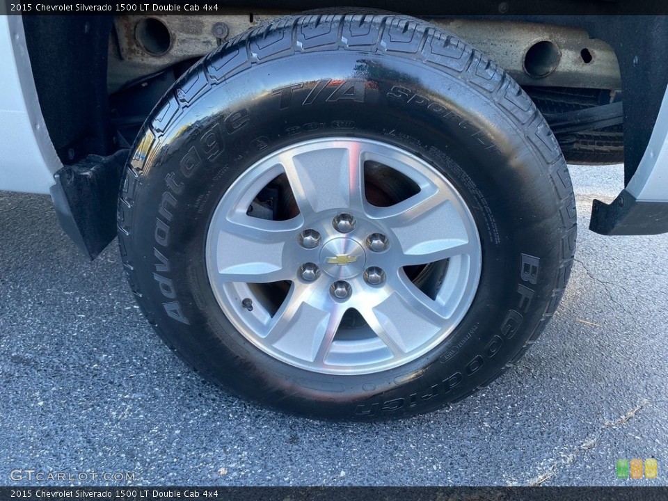 2015 Chevrolet Silverado 1500 LT Double Cab 4x4 Wheel and Tire Photo #139863338