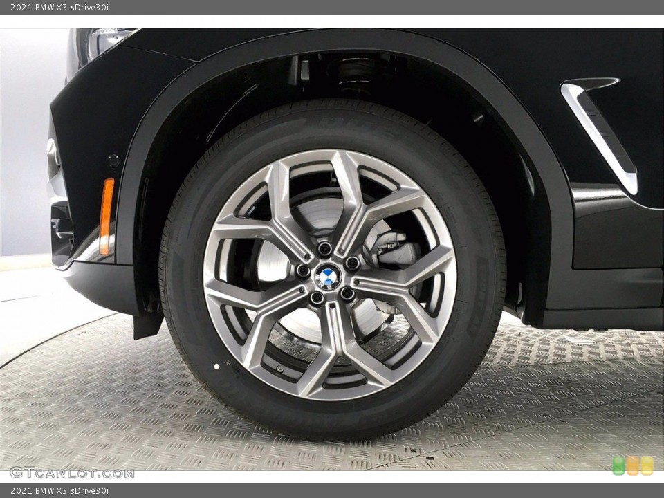 2021 BMW X3 sDrive30i Wheel and Tire Photo #139875681