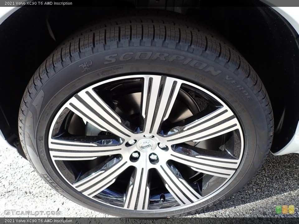 2021 Volvo XC90 T6 AWD Inscription Wheel and Tire Photo #139882626