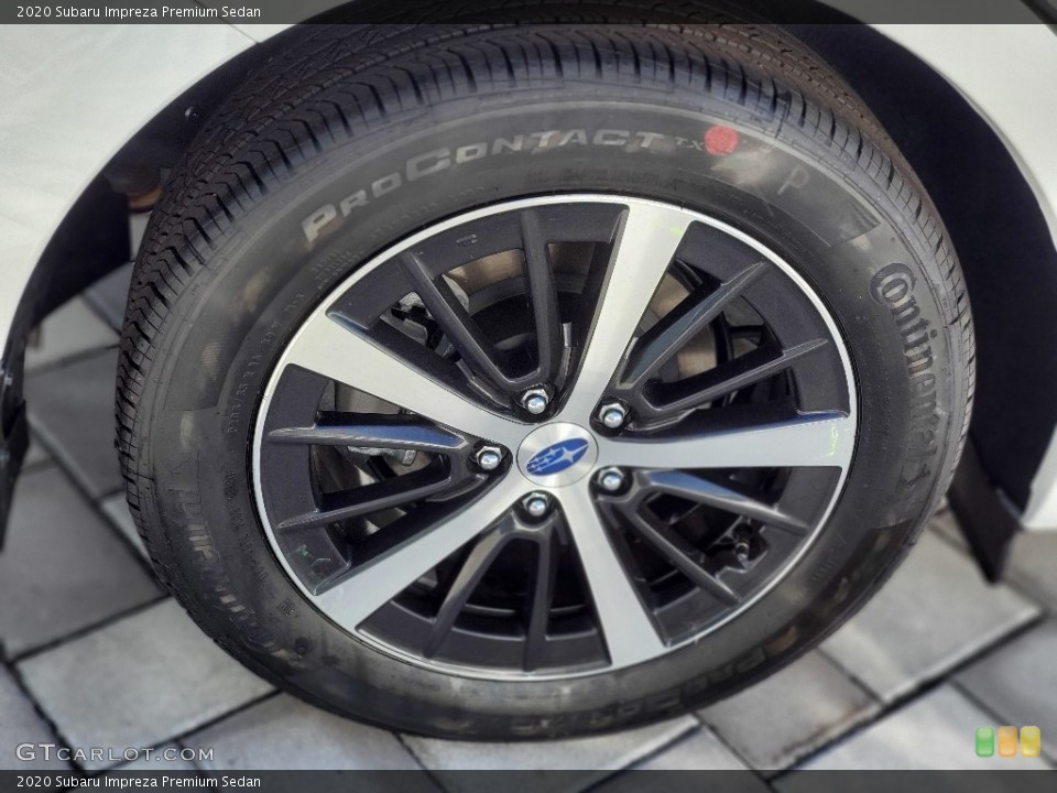 2020 Subaru Impreza Premium Sedan Wheel and Tire Photo #139886493