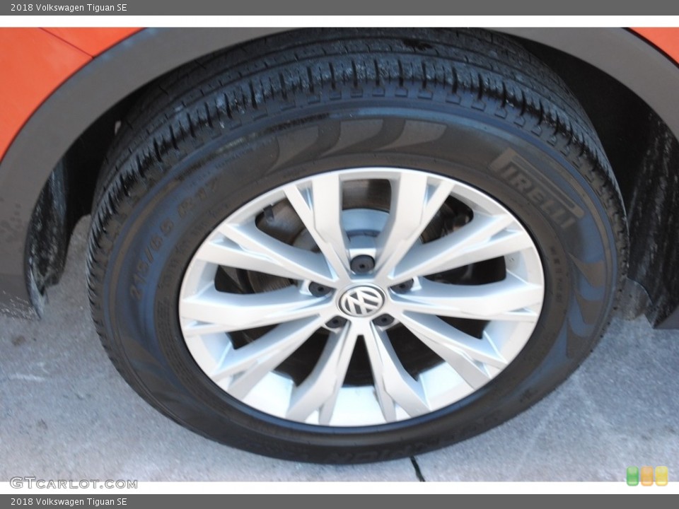 2018 Volkswagen Tiguan SE Wheel and Tire Photo #139907492