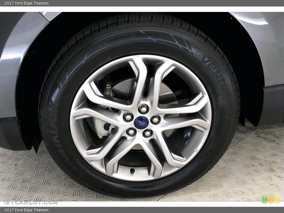 2017 Ford Edge Titanium Wheel and Tire Photo #139908950