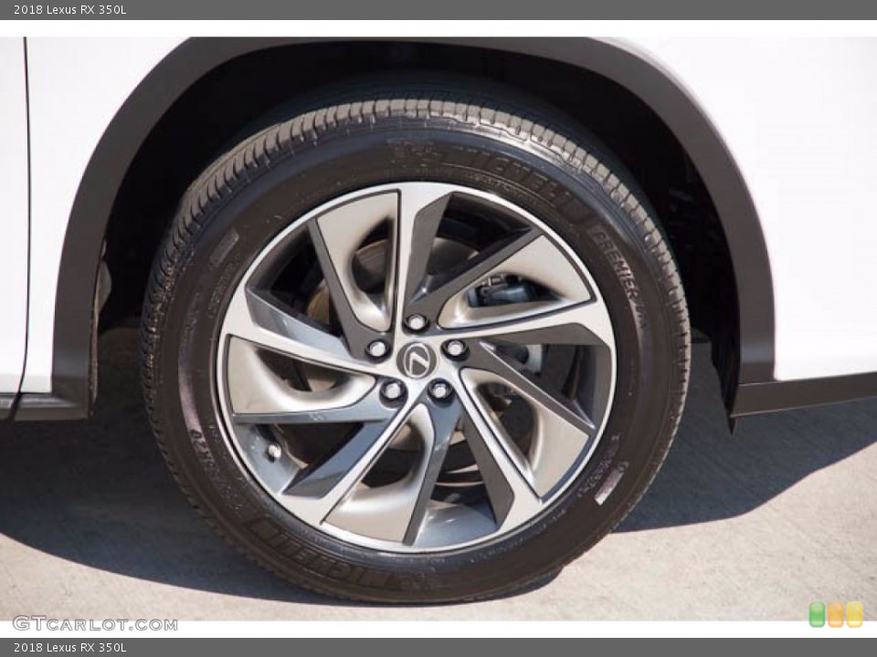 2018 Lexus RX 350L Wheel and Tire Photo #139911895