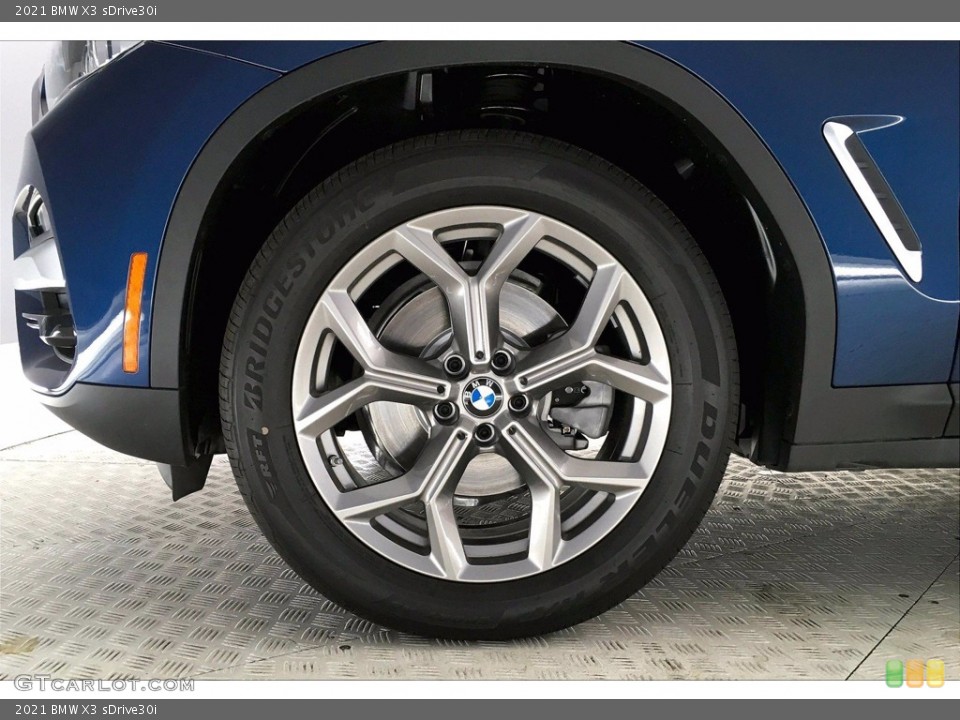 2021 BMW X3 sDrive30i Wheel and Tire Photo #139913594