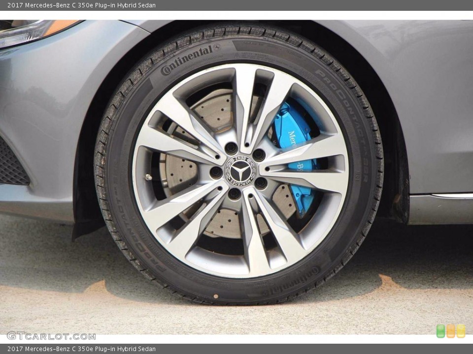 2017 Mercedes-Benz C 350e Plug-in Hybrid Sedan Wheel and Tire Photo #139938263