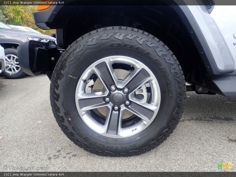 2021 Jeep Wrangler Unlimited Sahara 4x4 Wheel and Tire Photo #139938732