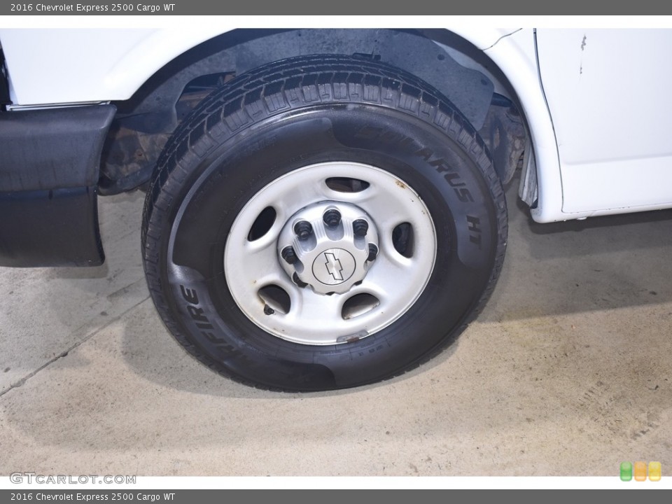 2016 Chevrolet Express 2500 Cargo WT Wheel and Tire Photo #139942398