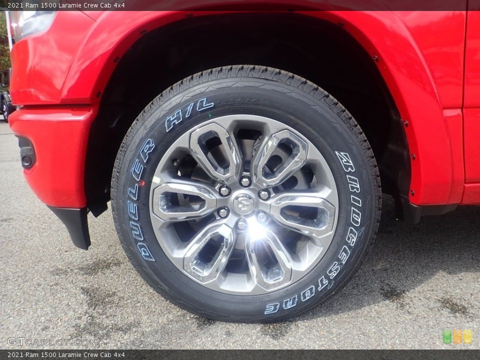 2021 Ram 1500 Laramie Crew Cab 4x4 Wheel and Tire Photo #139944435