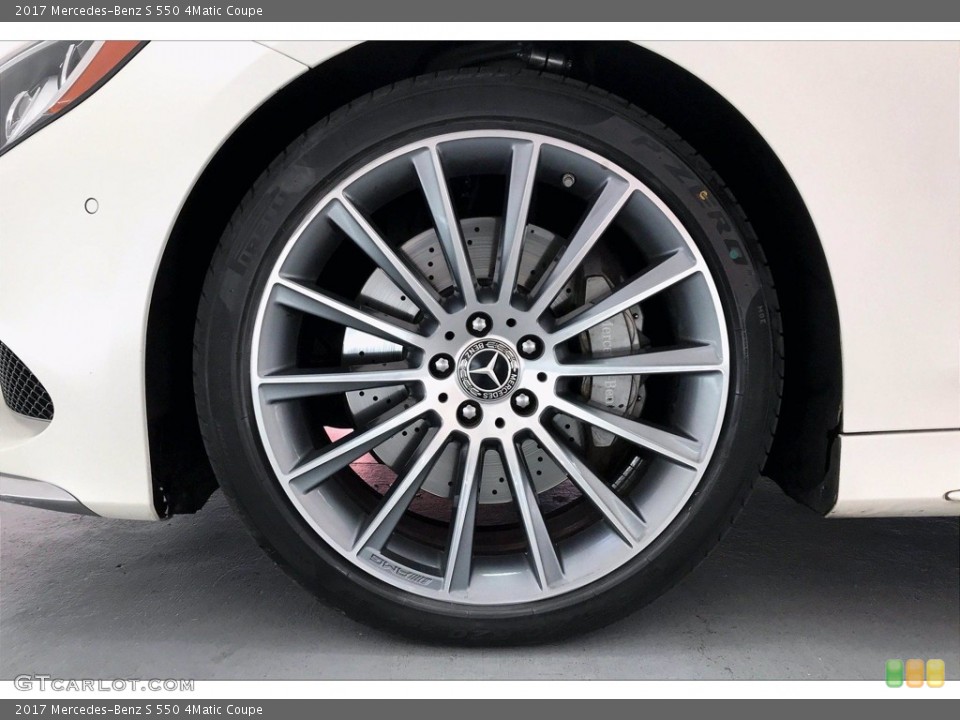 2017 Mercedes-Benz S 550 4Matic Coupe Wheel and Tire Photo #139945554