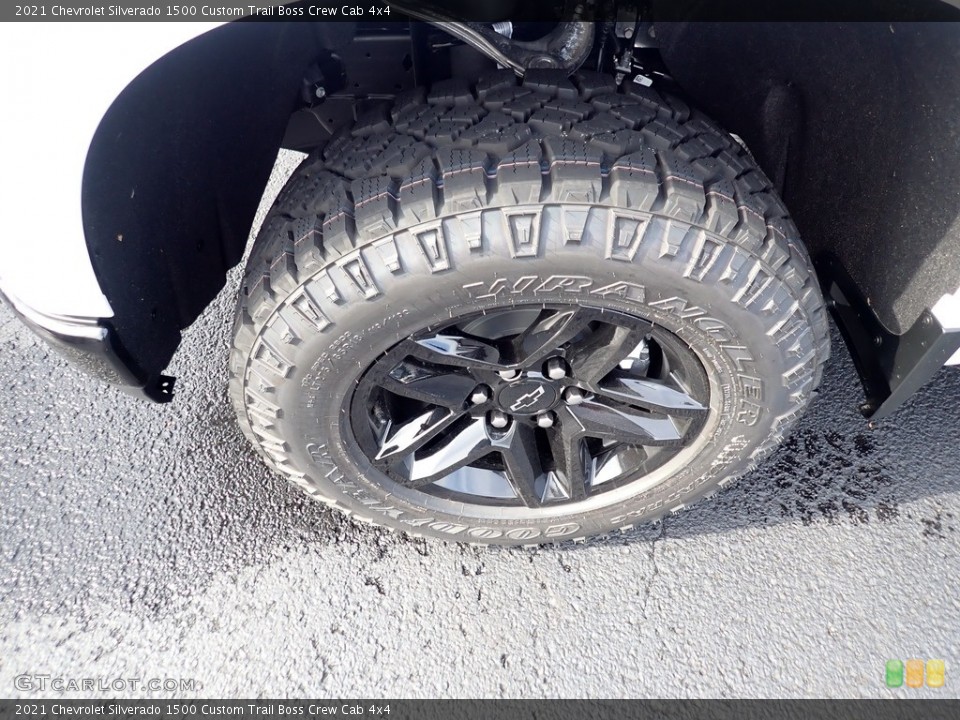 2021 Chevrolet Silverado 1500 Custom Trail Boss Crew Cab 4x4 Wheel and Tire Photo #139947726