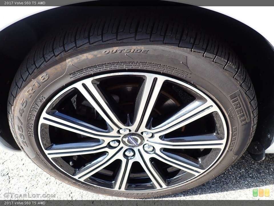 2017 Volvo S60 T5 AWD Wheel and Tire Photo #139956127