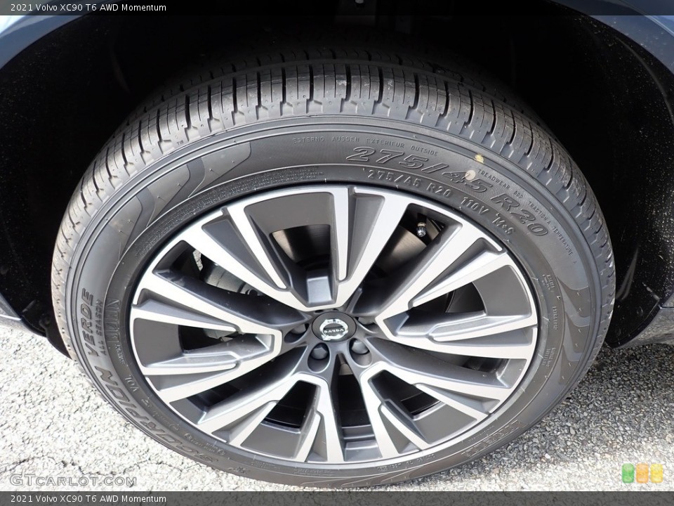 2021 Volvo XC90 T6 AWD Momentum Wheel and Tire Photo #139958945