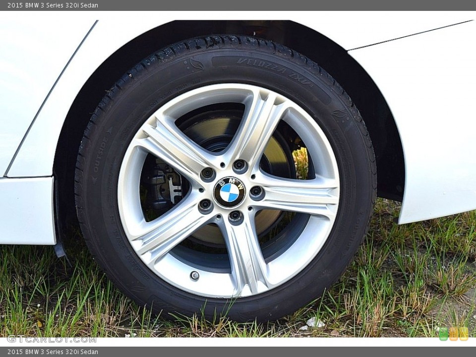 2015 BMW 3 Series 320i Sedan Wheel and Tire Photo #139992078
