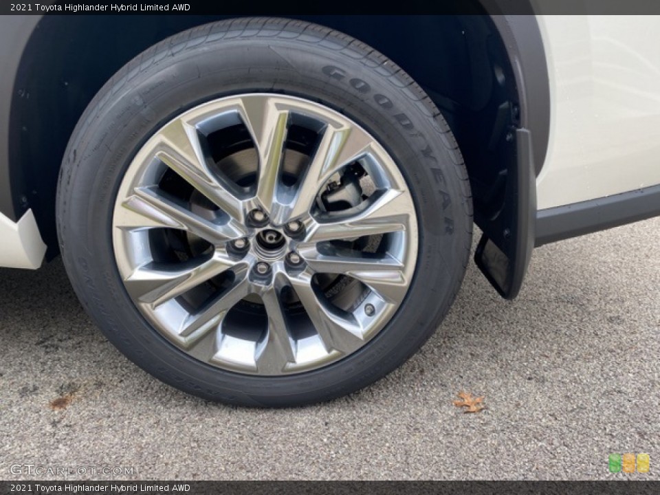 2021 Toyota Highlander Hybrid Limited AWD Wheel and Tire Photo #139997057