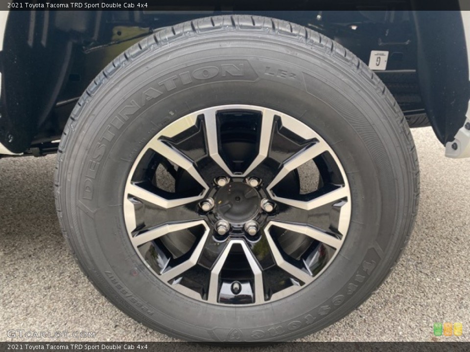 2021 Toyota Tacoma TRD Sport Double Cab 4x4 Wheel and Tire Photo #139997624