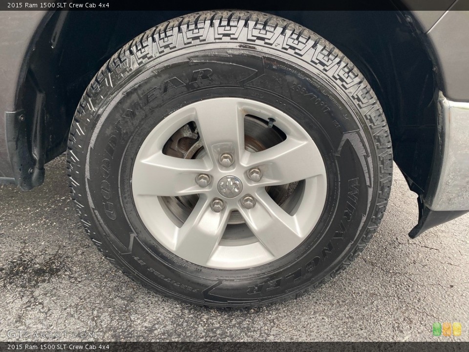 2015 Ram 1500 SLT Crew Cab 4x4 Wheel and Tire Photo #139998980