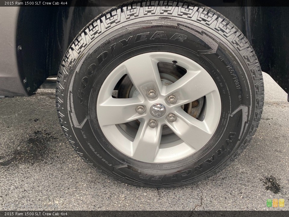 2015 Ram 1500 SLT Crew Cab 4x4 Wheel and Tire Photo #139999028