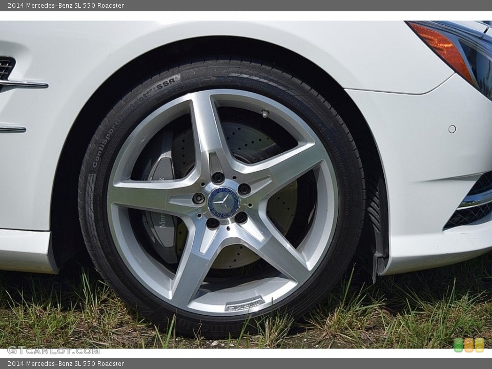 2014 Mercedes-Benz SL 550 Roadster Wheel and Tire Photo #140005966