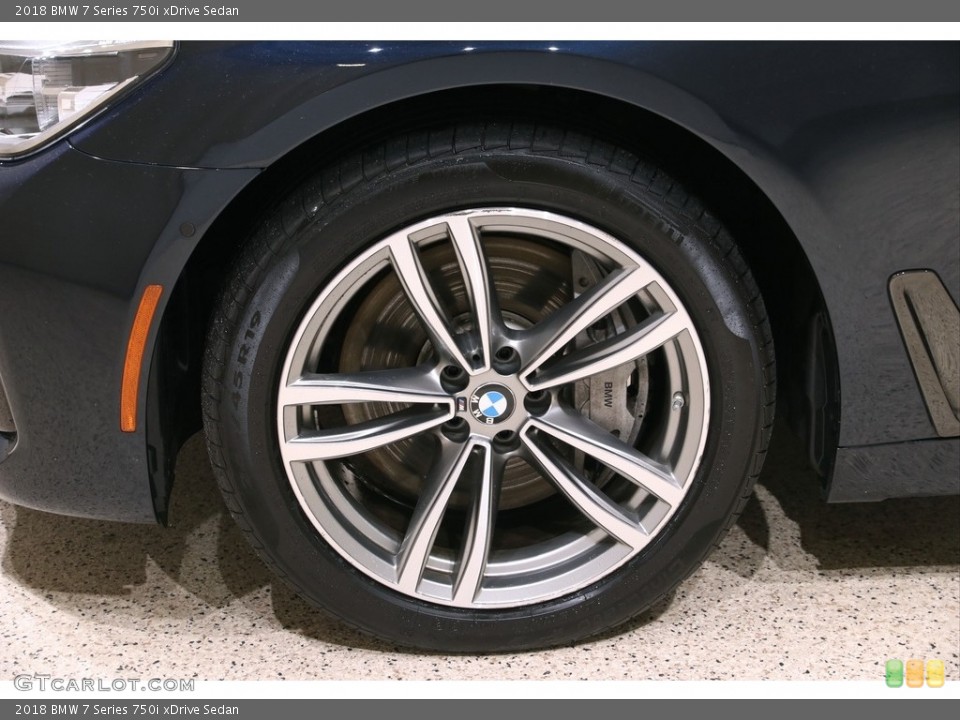 2018 BMW 7 Series 750i xDrive Sedan Wheel and Tire Photo #140016337