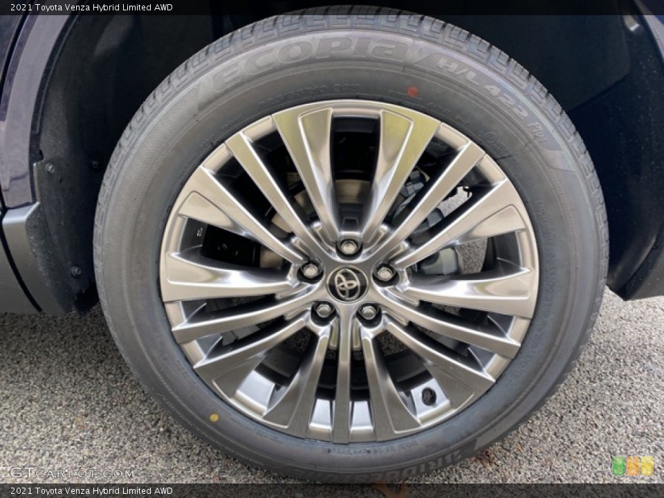 2021 Toyota Venza Hybrid Limited AWD Wheel and Tire Photo #140017748