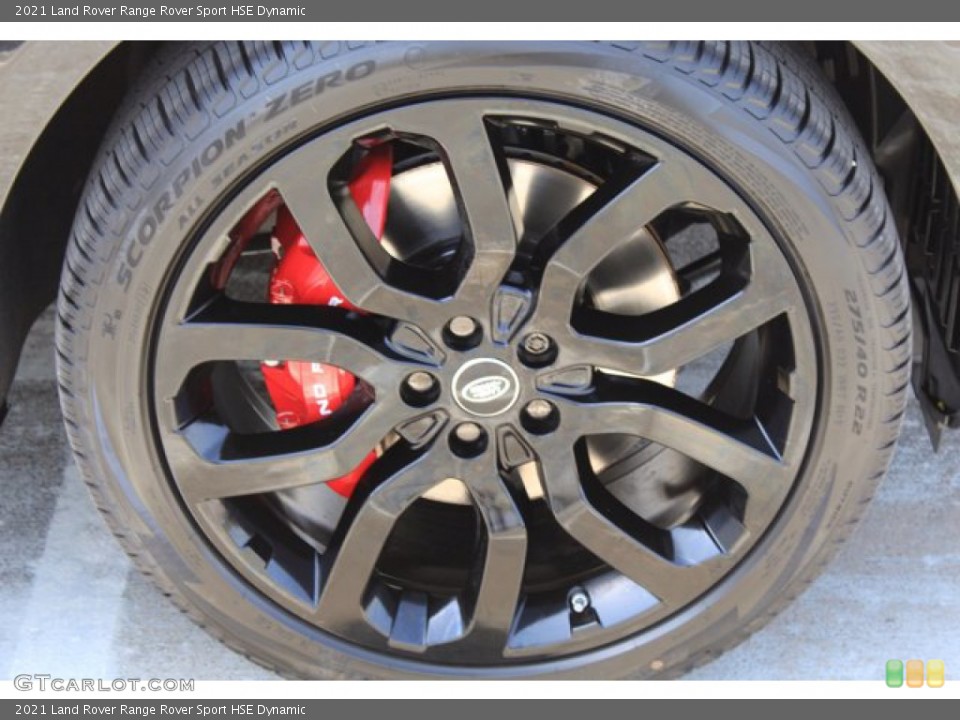 2021 Land Rover Range Rover Sport HSE Dynamic Wheel and Tire Photo #140021003