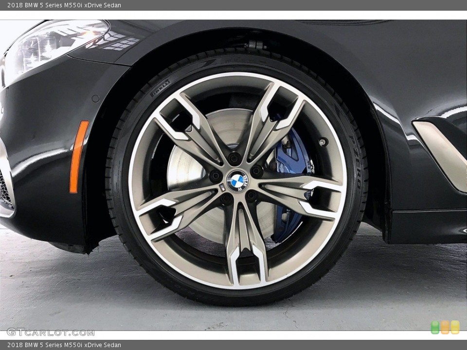 2018 BMW 5 Series M550i xDrive Sedan Wheel and Tire Photo #140028382