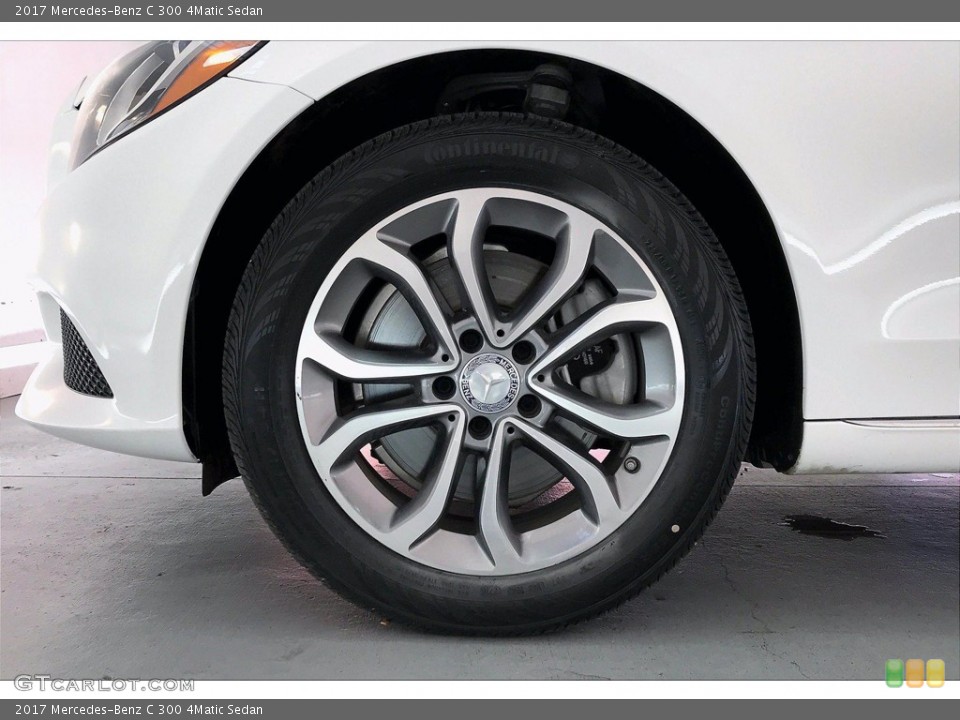 2017 Mercedes-Benz C 300 4Matic Sedan Wheel and Tire Photo #140031733