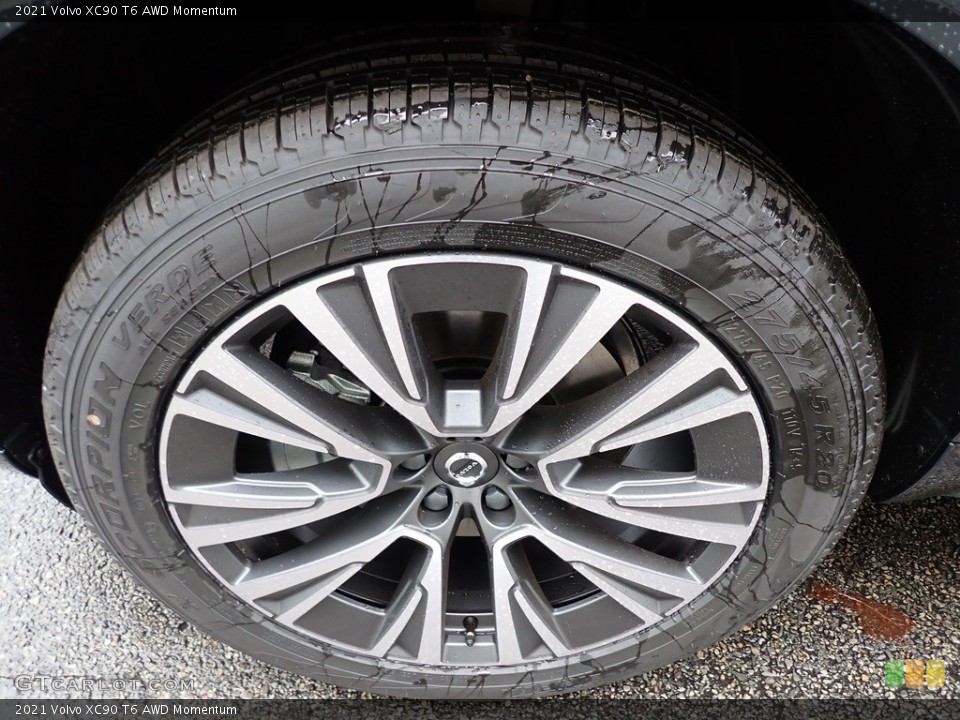2021 Volvo XC90 T6 AWD Momentum Wheel and Tire Photo #140031946