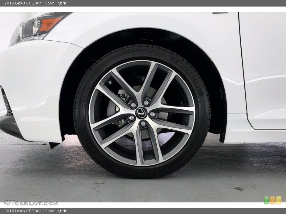 2016 Lexus CT 200h F Sport Hybrid Wheel and Tire Photo #140039026