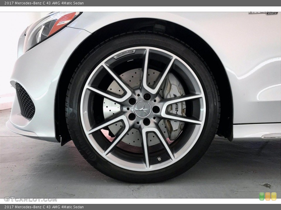 2017 Mercedes-Benz C 43 AMG 4Matic Sedan Wheel and Tire Photo #140053450