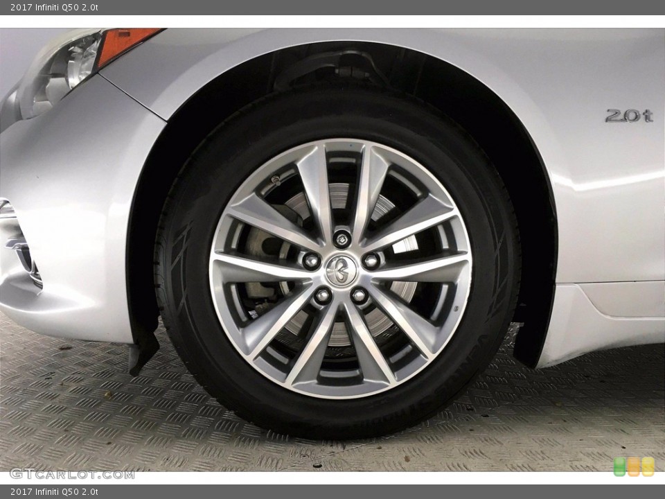 2017 Infiniti Q50 2.0t Wheel and Tire Photo #140067284