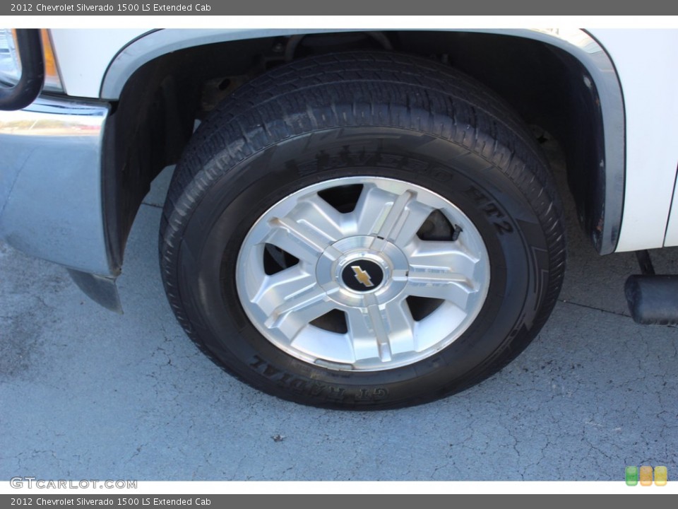 2012 Chevrolet Silverado 1500 LS Extended Cab Wheel and Tire Photo #140068572