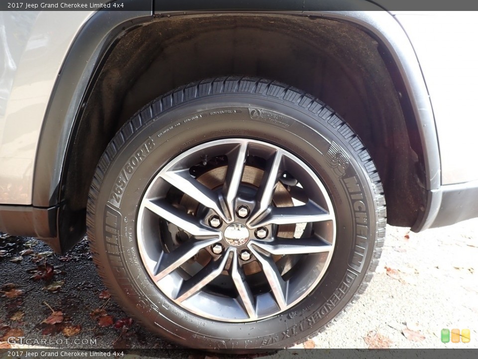 2017 Jeep Grand Cherokee Limited 4x4 Wheel and Tire Photo #140078327