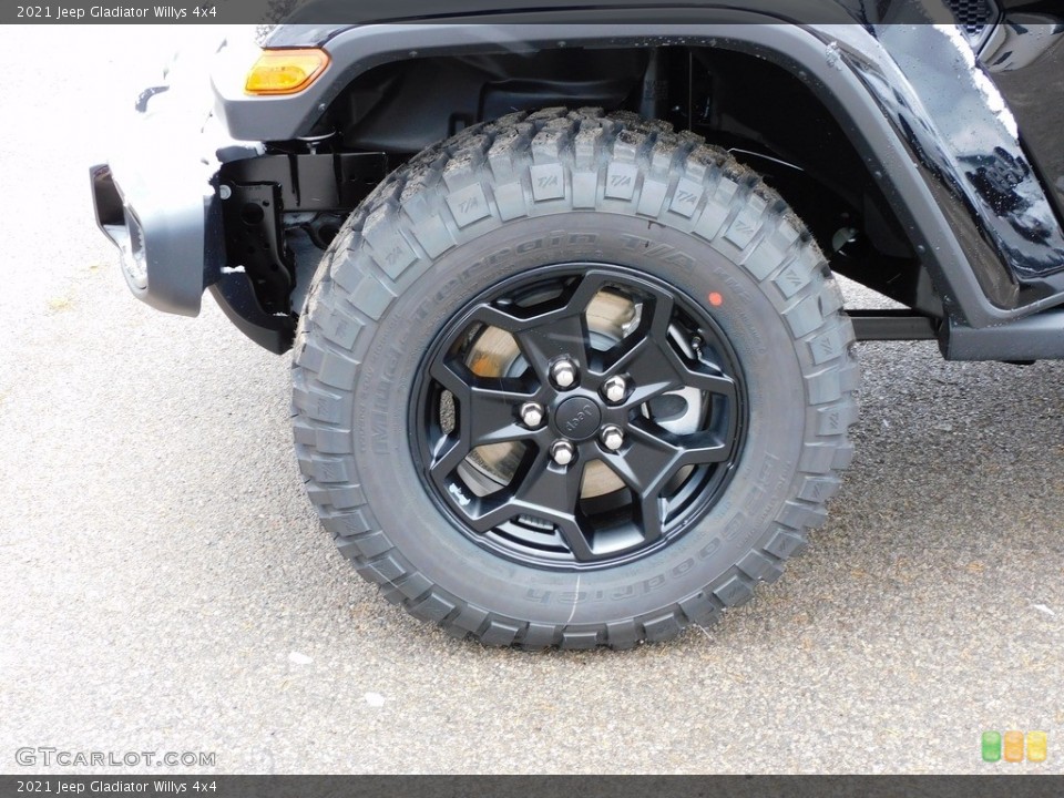 2021 Jeep Gladiator Willys 4x4 Wheel and Tire Photo #140082140