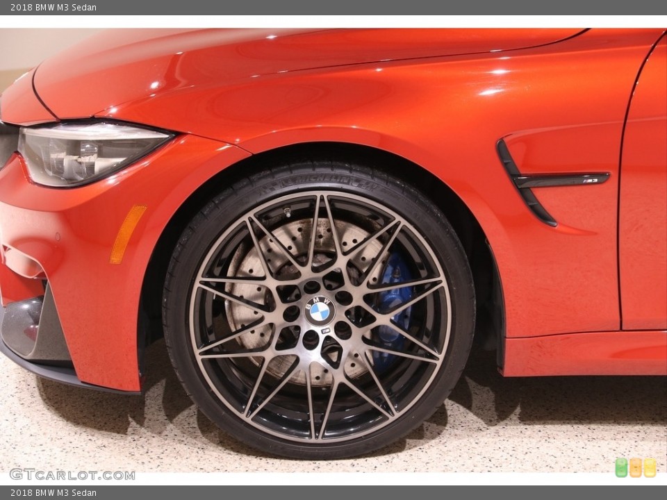 2018 BMW M3 Sedan Wheel and Tire Photo #140085413