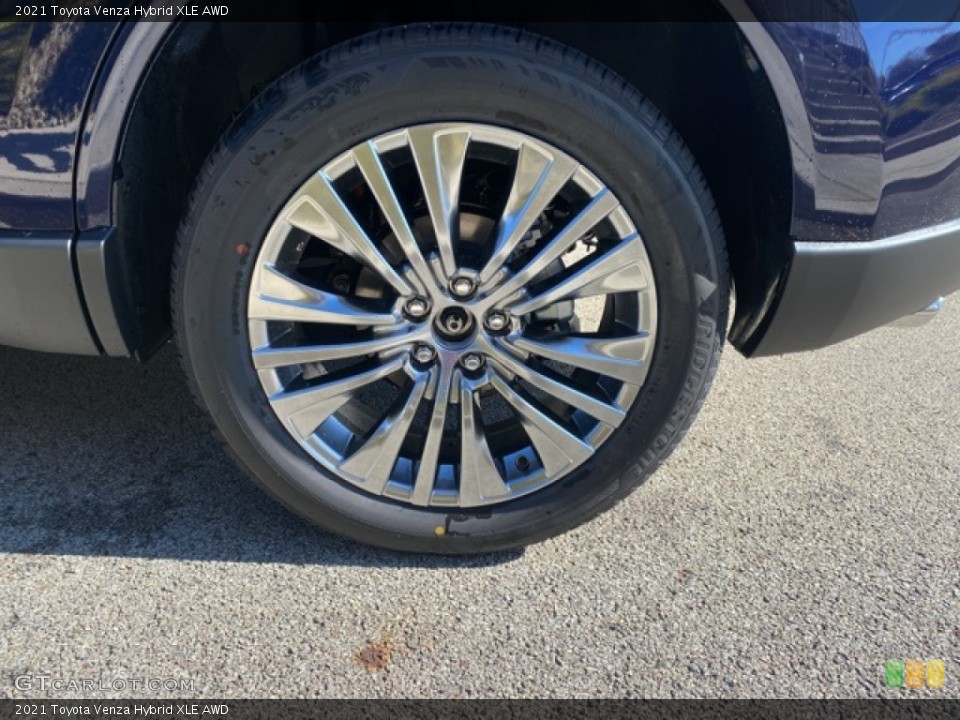 2021 Toyota Venza Hybrid XLE AWD Wheel and Tire Photo #140087837