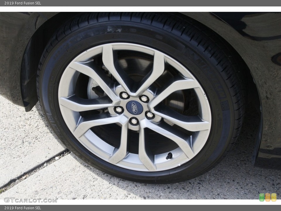 2019 Ford Fusion SEL Wheel and Tire Photo #140089246