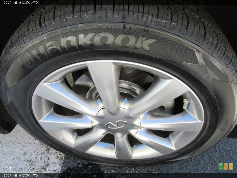 2017 Infiniti QX50 AWD Wheel and Tire Photo #140090266