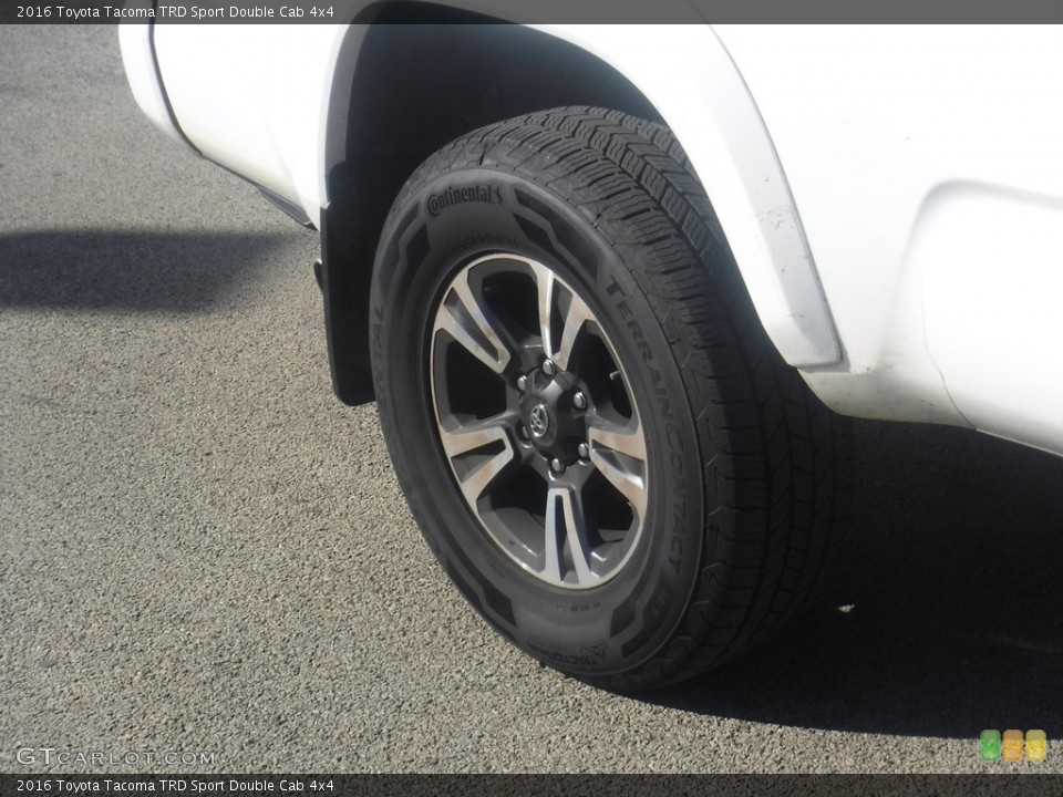 2016 Toyota Tacoma TRD Sport Double Cab 4x4 Wheel and Tire Photo #140091235