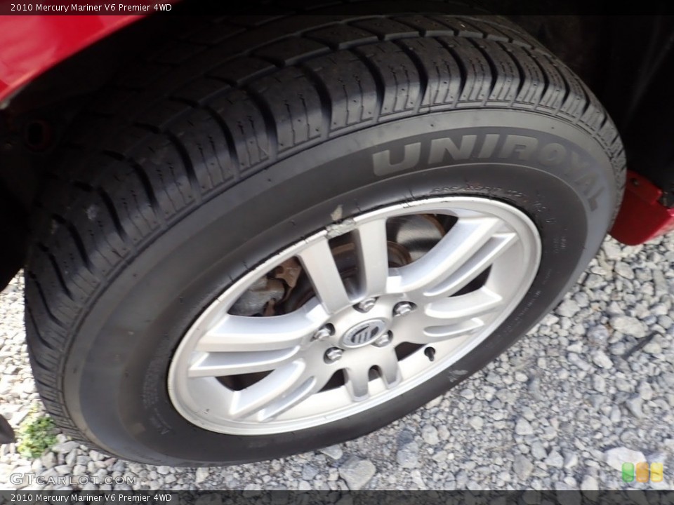2010 Mercury Mariner V6 Premier 4WD Wheel and Tire Photo #140109289