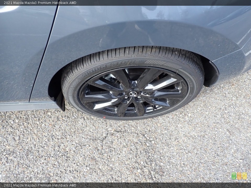 2021 Mazda Mazda3 Premium Hatchback AWD Wheel and Tire Photo #140112319