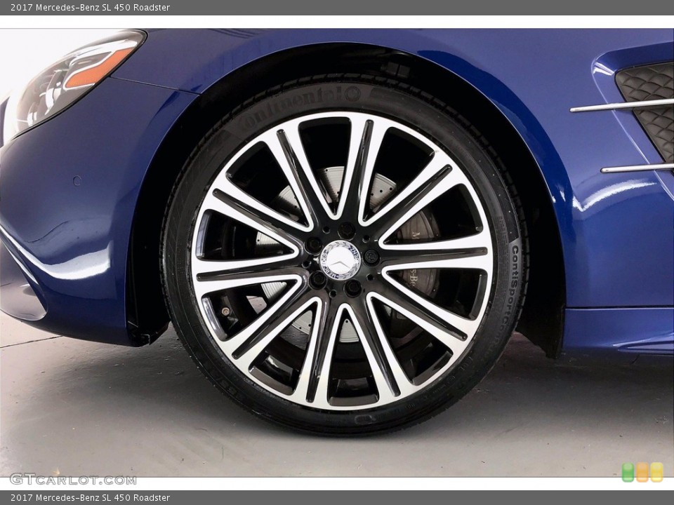 2017 Mercedes-Benz SL 450 Roadster Wheel and Tire Photo #140120501
