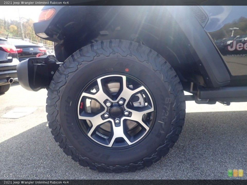 2021 Jeep Wrangler Unlimited Rubicon 4x4 Wheel and Tire Photo #140121090
