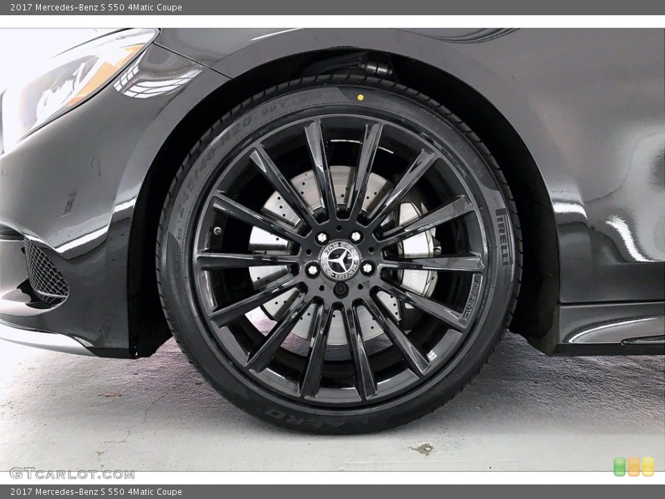 2017 Mercedes-Benz S 550 4Matic Coupe Wheel and Tire Photo #140123106