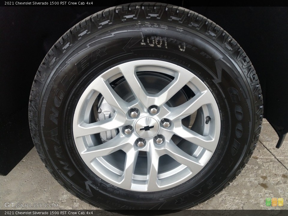 2021 Chevrolet Silverado 1500 RST Crew Cab 4x4 Wheel and Tire Photo #140126382