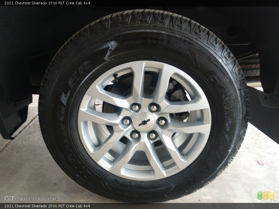 2021 Chevrolet Silverado 1500 RST Crew Cab 4x4 Wheel and Tire Photo #140126433