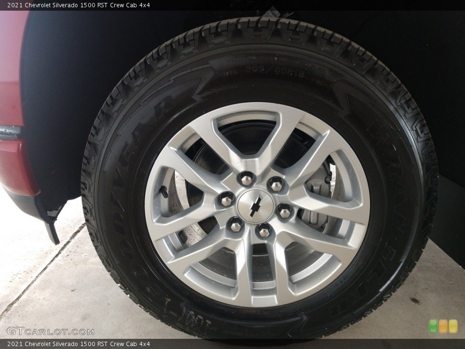 2021 Chevrolet Silverado 1500 RST Crew Cab 4x4 Wheel and Tire Photo #140126448