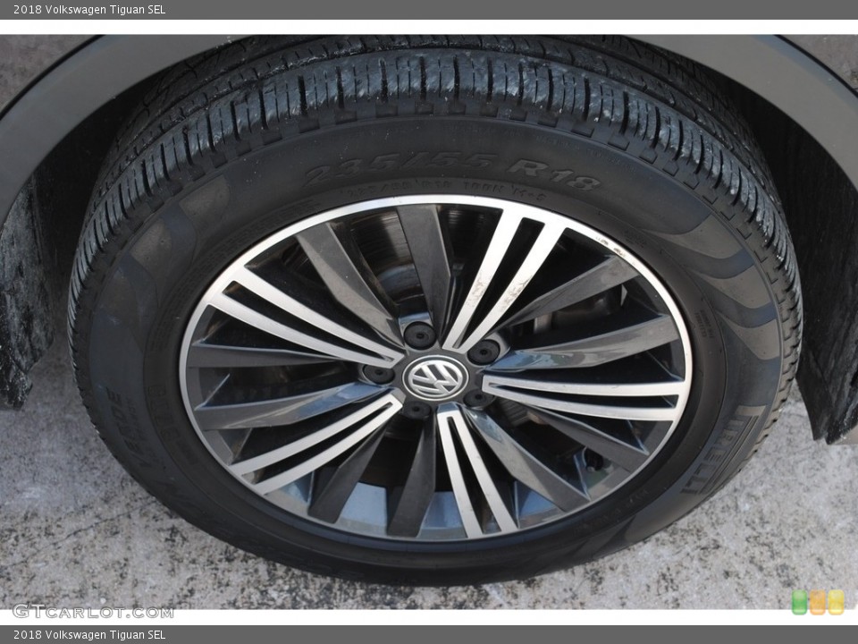 2018 Volkswagen Tiguan SEL Wheel and Tire Photo #140128266